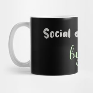 Social distancing by nature Mug